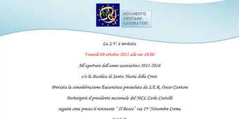 Crema: apertura anno associativo MCL