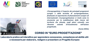 Lamezia Terme (CZ): CORSO IN “EURO-PROGETTAZIONE”