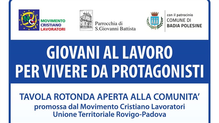 GIOVANI AL LAVORO PER VIVERE DA PROTAGONISTI