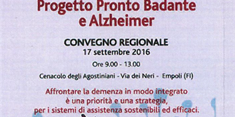 Empoli (FI): "Progetto Pronto Badante e Alzheimer"