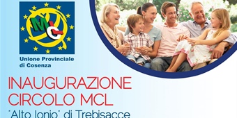 Cosenza: inaugurazione del circolo MCL "Alto Ionio" Trebisacce