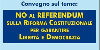 Agrigento: convegno sul tema "No al referendum sulla riforma costituzionale"