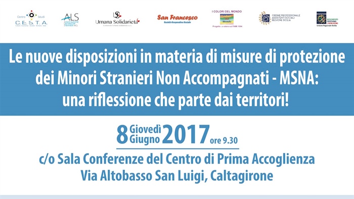 Caltagirone - MSNA: una riflessione che parte dai territori