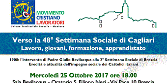 Brescia: "Verso la 48° Settimana Sociale di Cagliari"