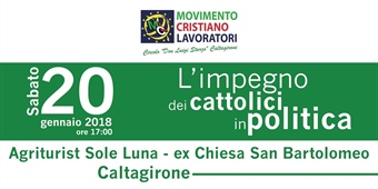 Caltagirone (CT): "L'impegno dei cattolici in politica"