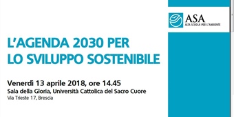 Brescia: L’AGENDA 2030 PER LO SVILUPPO SOSTENIBILE