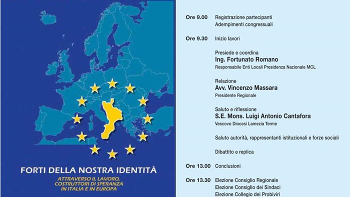 Lamezia Terme (CZ): XIII Congresso Regionale MCL