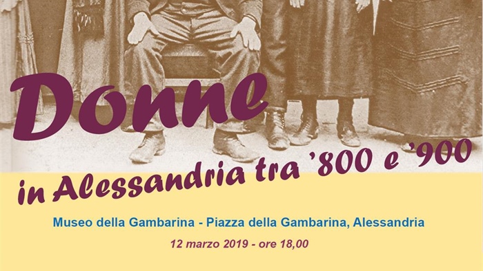 Donne in Alessandria tra ’800 e ’900