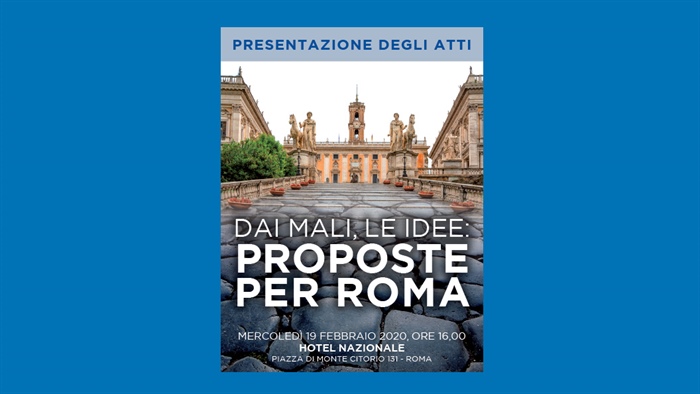 Dai mali, le idee: proposte per Roma