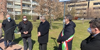 BOLOGNA: INAUGURAZIONE GIARDINO GIOVANNI BERSANI