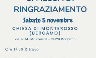 S. Messa di ringraziamento