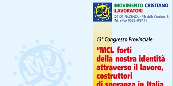 13° Congresso Provinciale MCL Piacenza